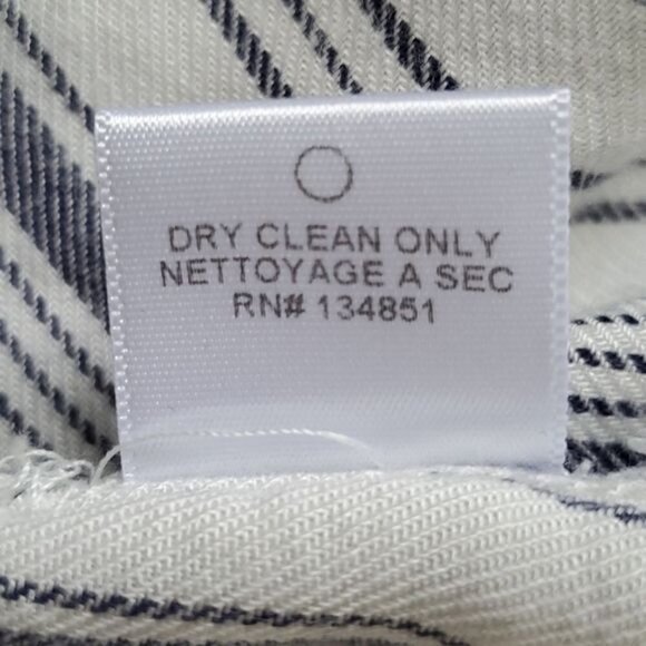 WAYF Blue White Pullover Striped Off the Shoulder Blouse Top Size XS Made in USA - Picture 16 of 16